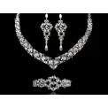 Biżuteria ślubna z kryształami Swarovski KP401