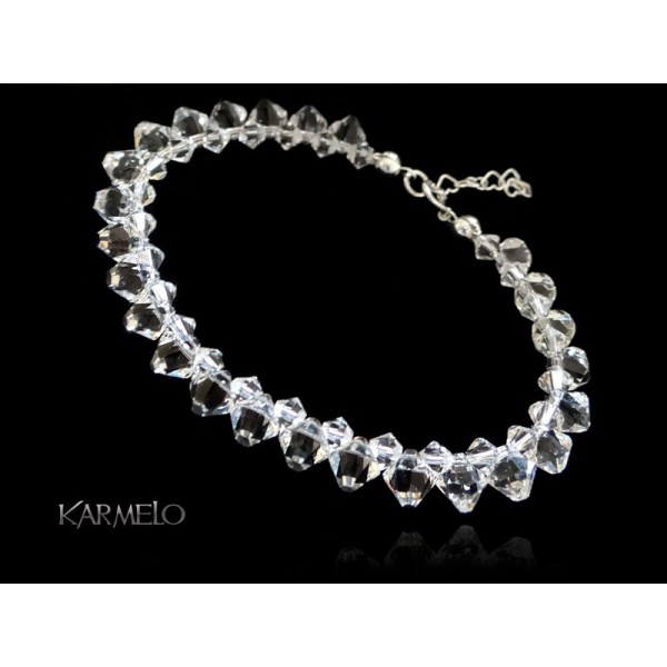 Biżuteria ślubna bransoletka kryształy Swarovski® BR130 crystal