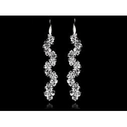 Kolczyki długie z kryształami Swarovski® KR56 crystal