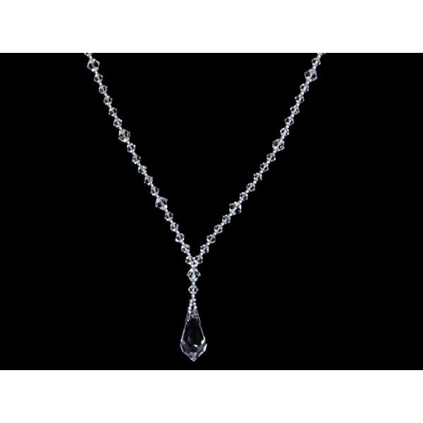 Biżuteria ślubna naszyjnik z kryształami Swarovski® NK128